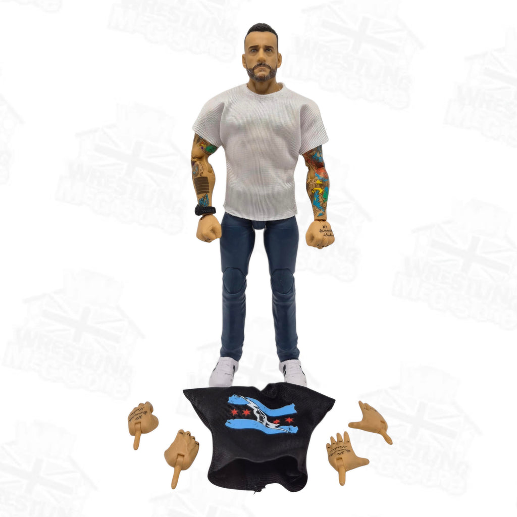 WWE ELITE MATTEL EXCLUSIVE MATTEL CREATIONS CM PUNK