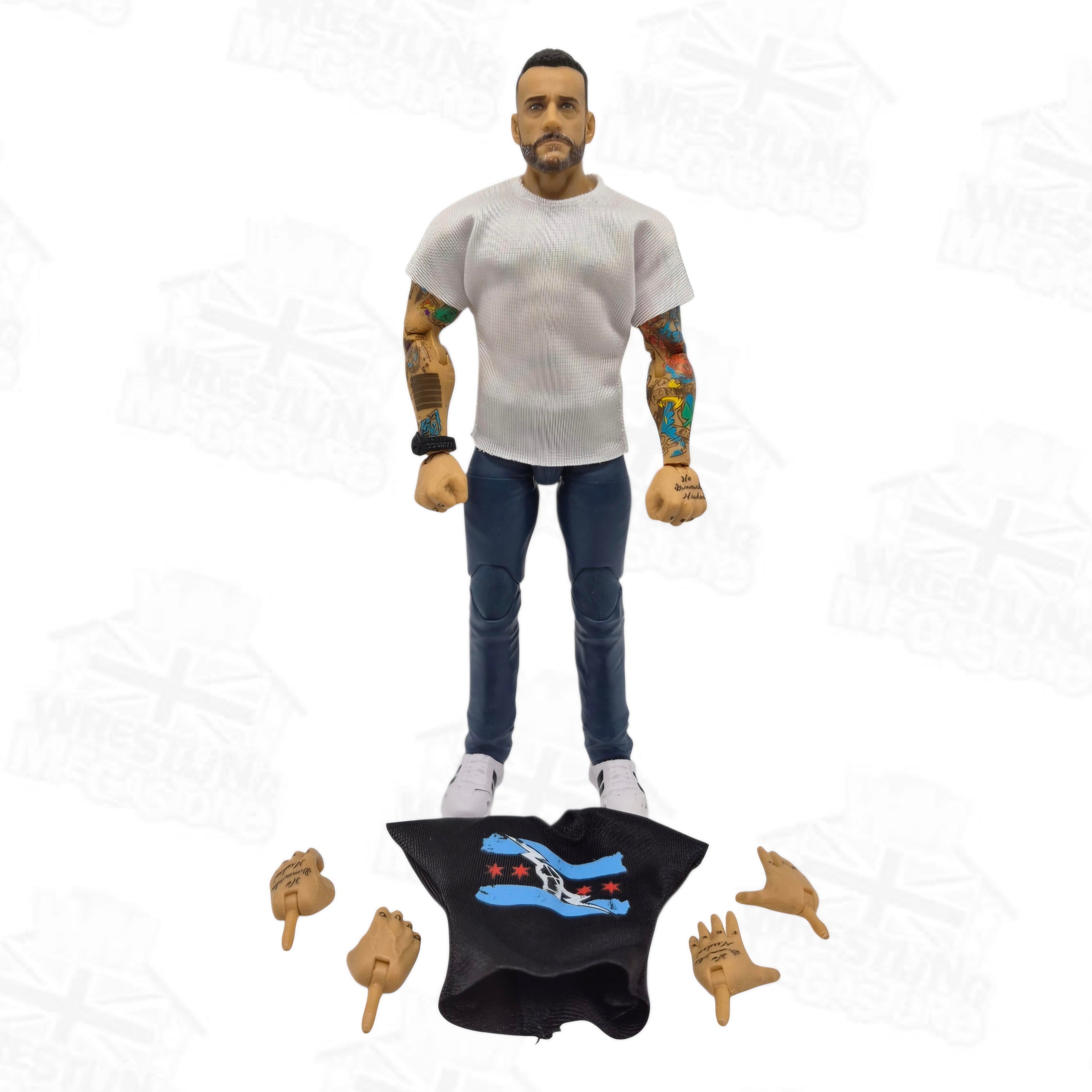 WWE ELITE MATTEL EXCLUSIVE MATTEL CREATIONS CM PUNK