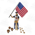 WWE MATTEL ULTIMATE EDITION LEGENDS HACKSAW JIM DUGGAN
