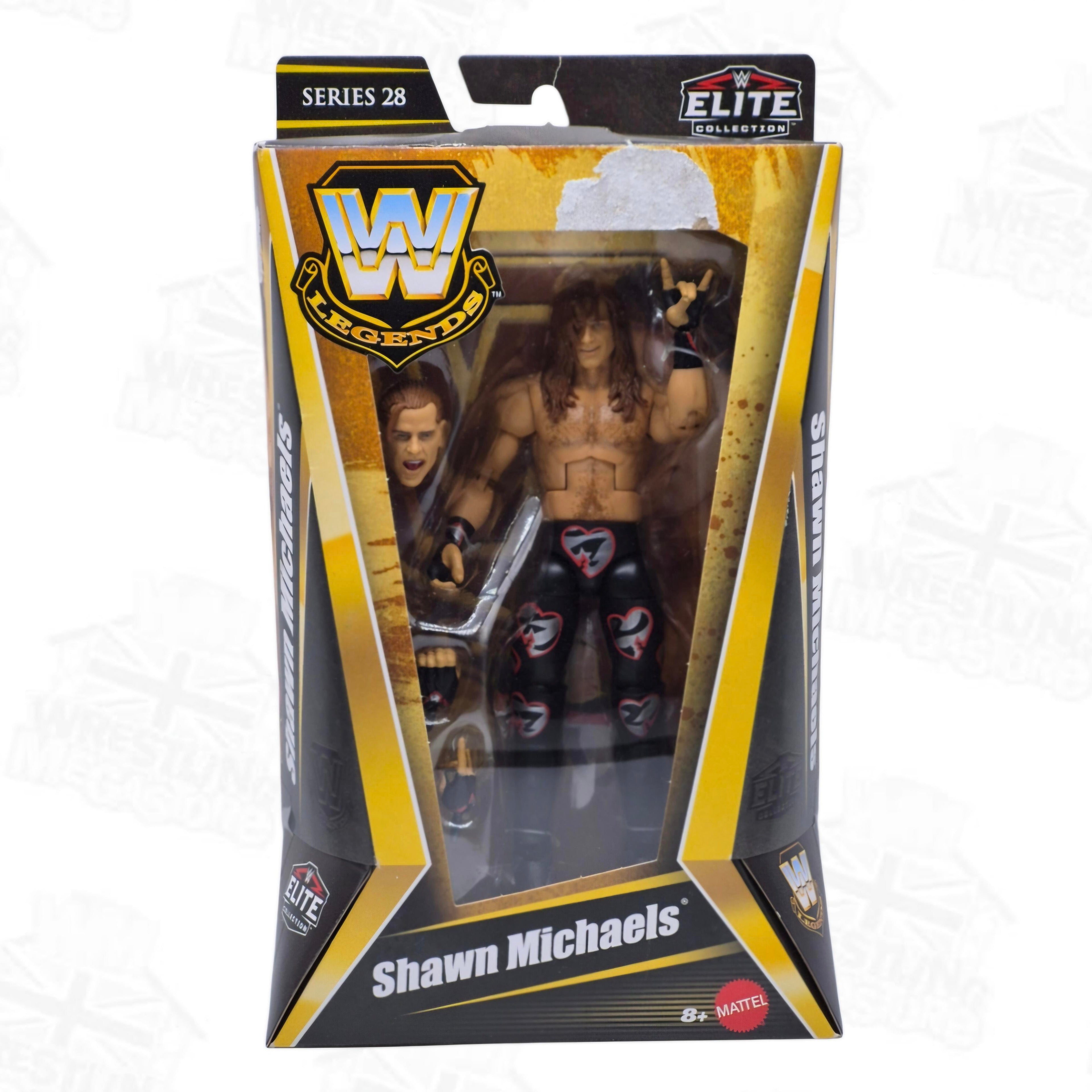 WWE ELITE MATTEL LEGENDS SERIES 28 SHAWN MICHAELS *DAMAGED*