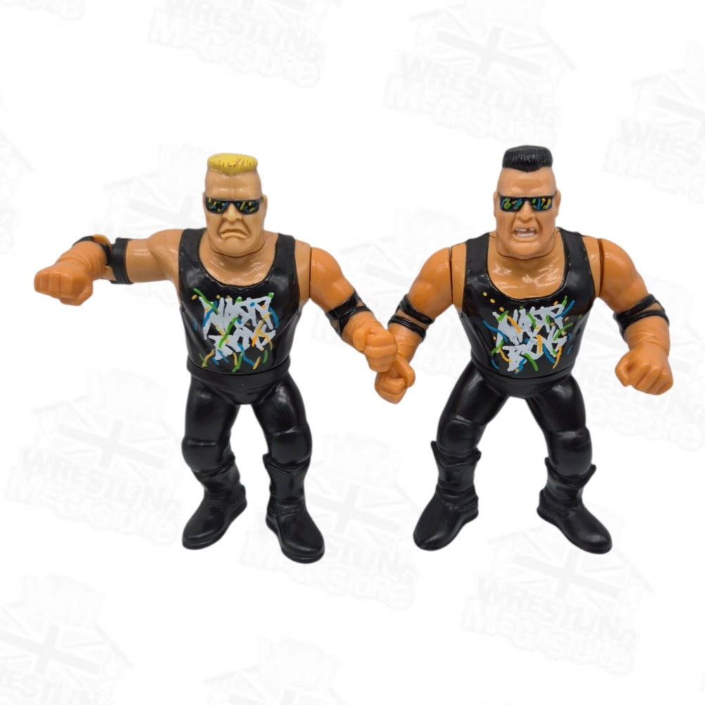 WWF HASBRO SERIES 4 NASTY BOYS (BUNDLE OF 2)