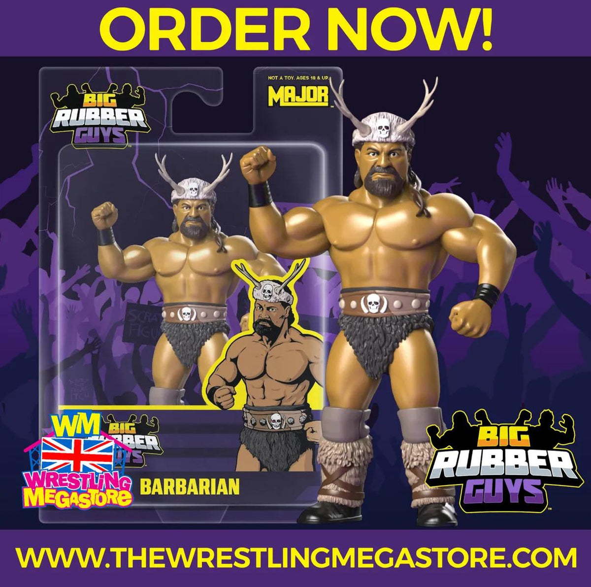 BIG RUBBER GUYS BARBARIAN *PRE ORDER DEPOSIT*