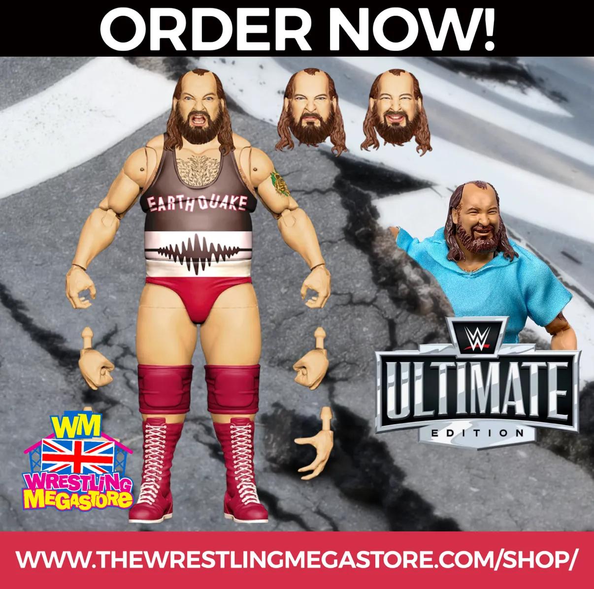 WWE MATTEL ULTIMATE EDITION COLISEUM COLLECTION EARTHQUAKE *PRE ORDER DEPOSIT*