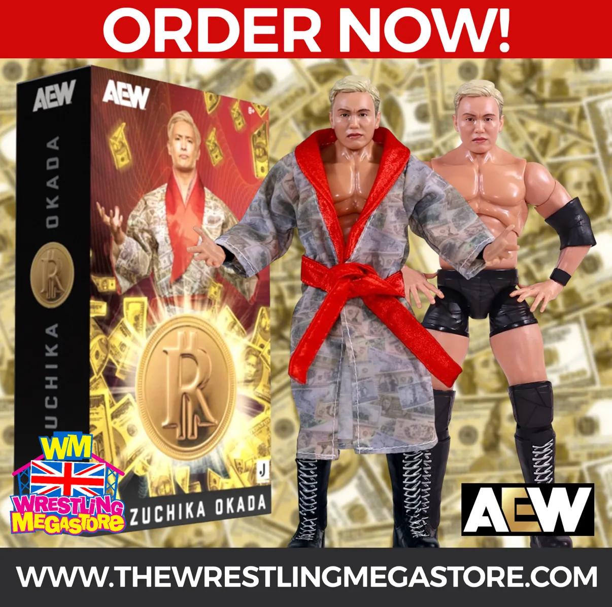 AEW JAZWARES EXCLUSIVE KAZUCHIKA OKADA *PRE ORDER DEPOSIT*
