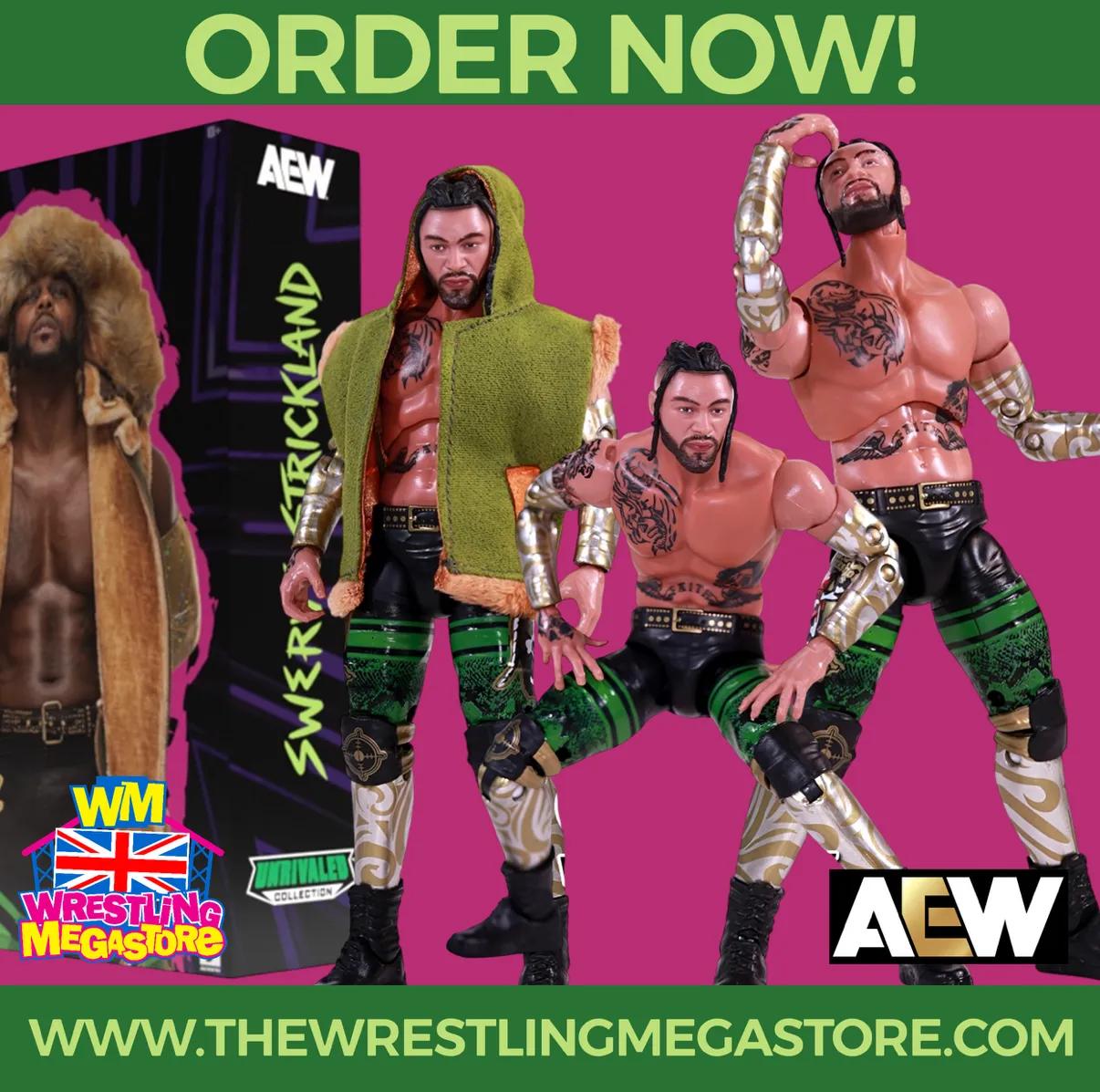 AEW JAZWARES EXCLUSIVE SWERVE STRICKLAND *PRE ORDER DEPOSIT*