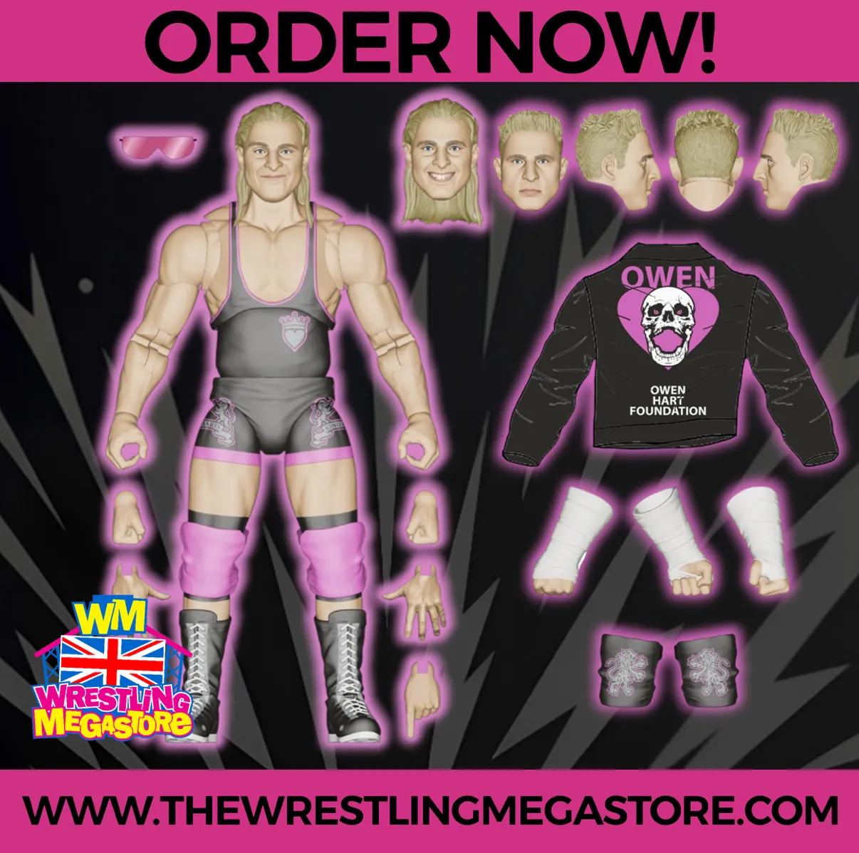 AEW JAZWARES SUPREME EXCLUSIVE OWEN HART *PRE ORDER DEPOSIT*